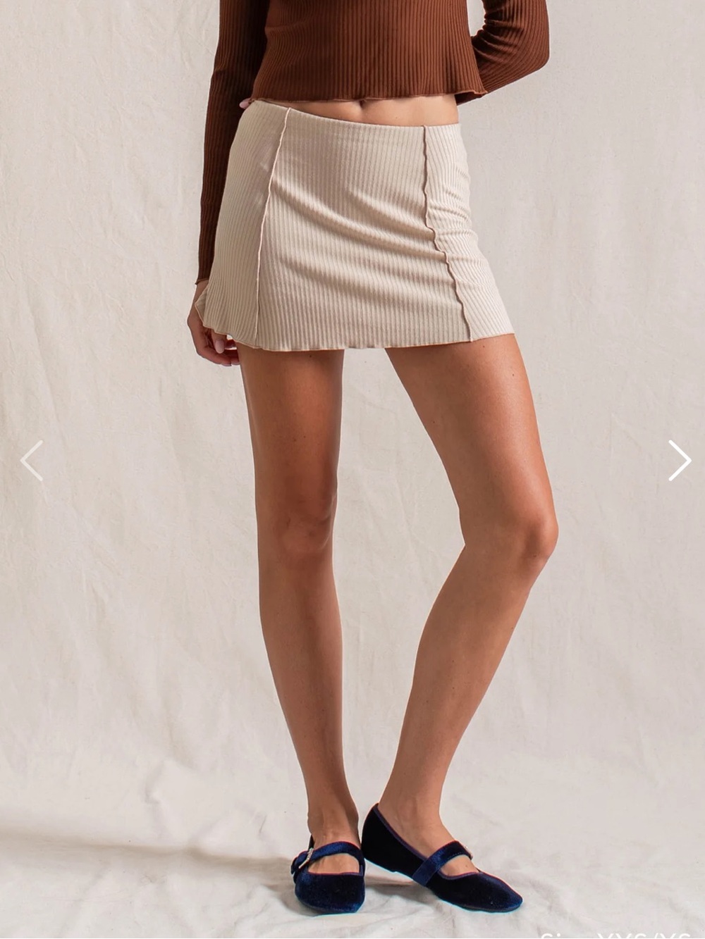 Indigo Luna Serena Skort - Sandstone - S/M